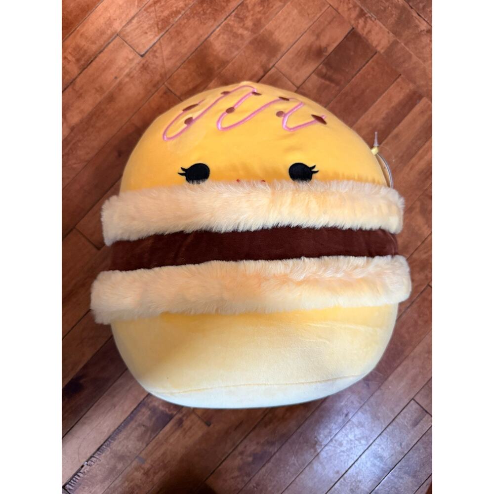 NWOT squishmallow 12 inch VISCONTI Yellow Macaroon